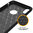 Flexi Slim Carbon Fibre Case for Apple iPhone Xs Max - Brushed Black